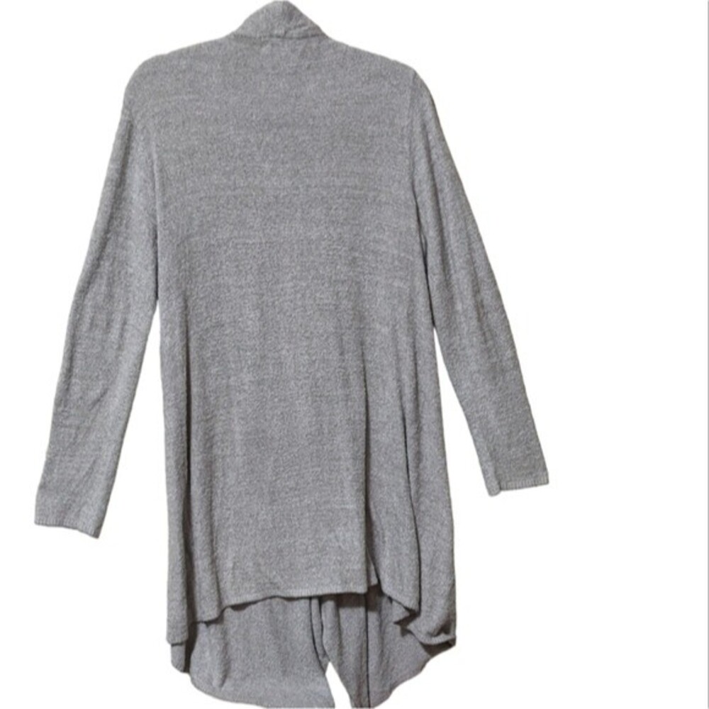 Barefoot Dreams Cozychic Lite Calypso Wrap cardigan heather pewter size S/M - Picture 2 of 10